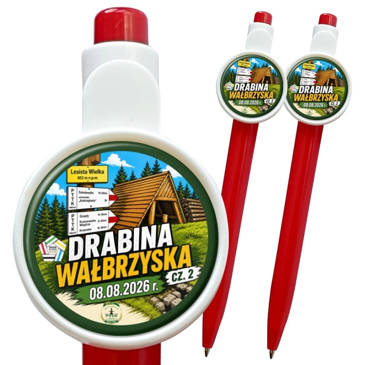przypinka długopis PTTK Nysa Drabina Wałbrzyska
