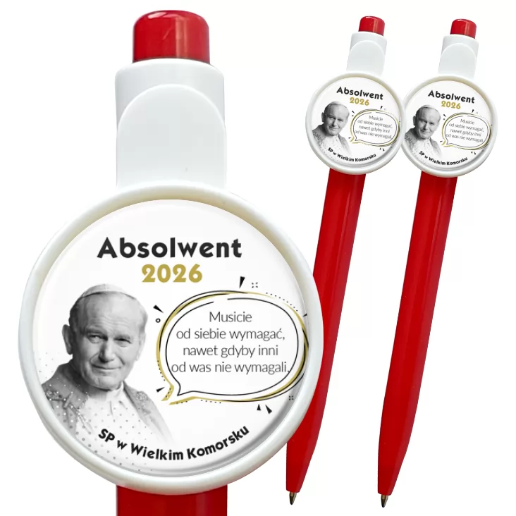 przypinka długopis SP w Wielkim Komorsku Absolwent 2026