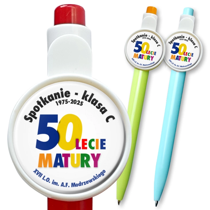 przypinka długopis Spotkanie po 50 latach - klasa C