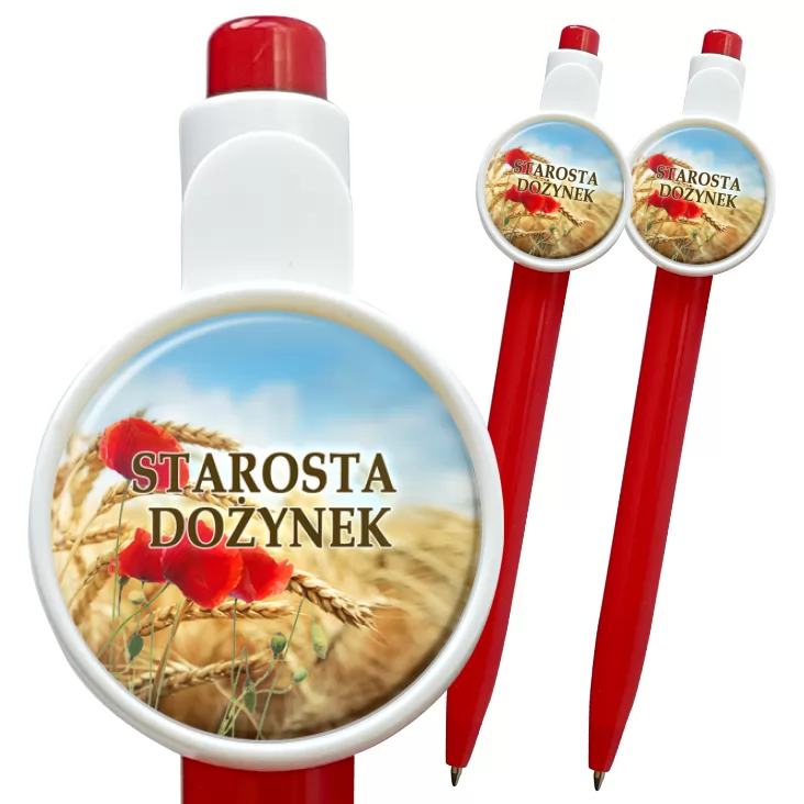 przypinka długopis STAROSTA DOŻYNEK