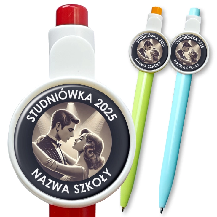przypinka długopis Studniówka Wolny Taniec