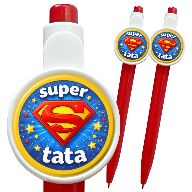 przypinka długopis Super tata