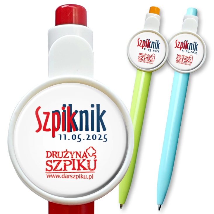przypinka długopis Szpiknik 2025