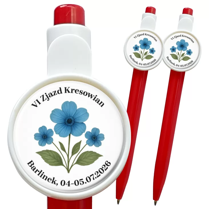 przypinka długopis VI Zjazd Kresowian Barlinek 2026