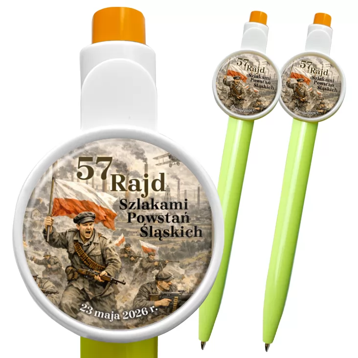 przypinka długopis 57 Rajd Szlakami Powstań Sląskich
