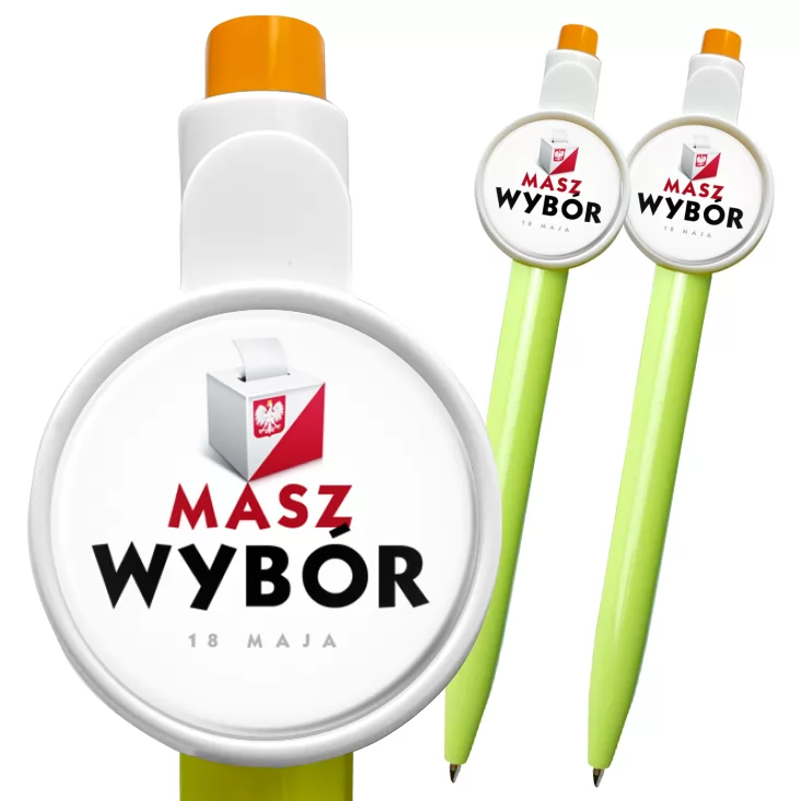 przypinka długopis Masz wybór Wybory