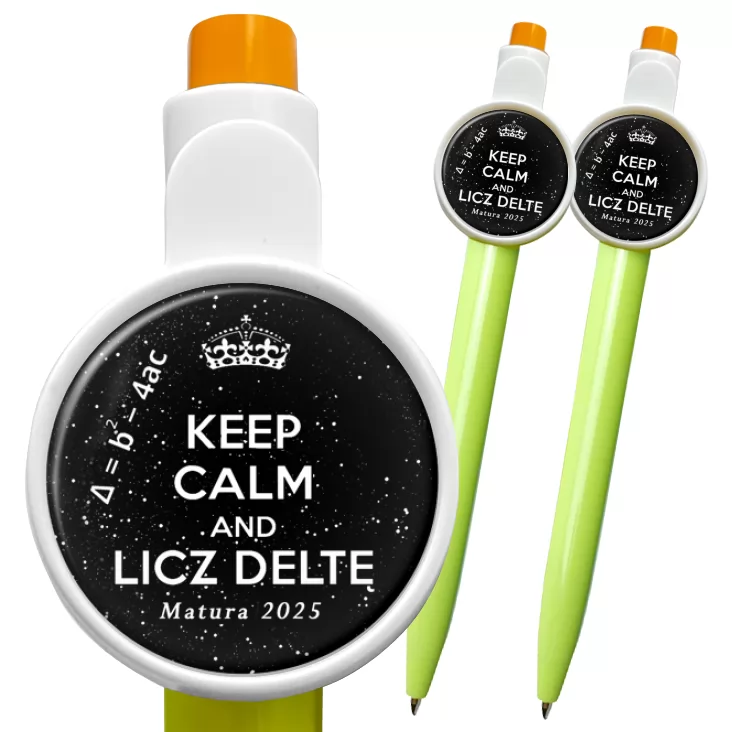 przypinka długopis Matura Keep Calm and Licze Deltę
