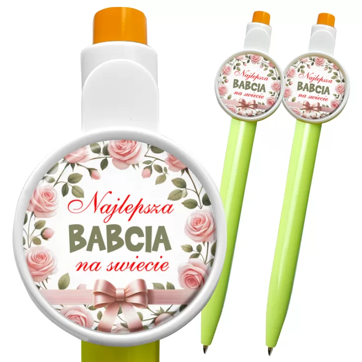 przypinka długopis Najlepsza babcia