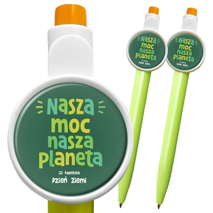 przypinka długopis Nasza moc, nasza planeta
