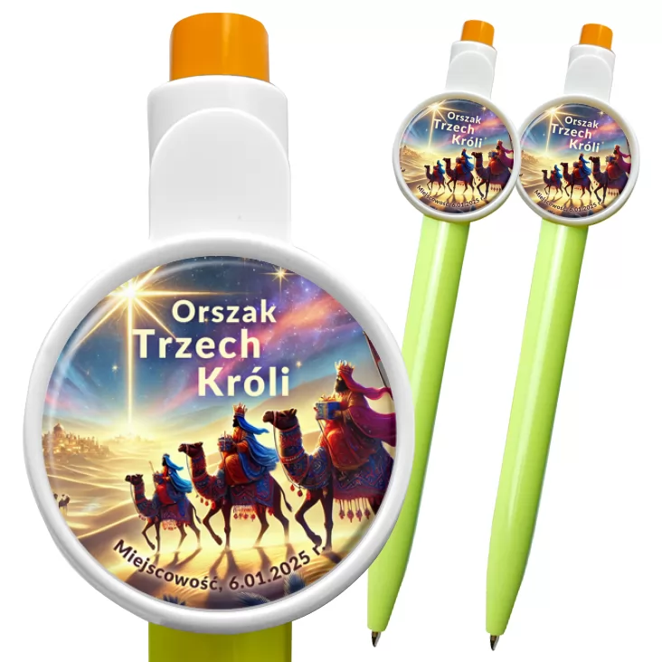 przypinka długopis Orszak Trzech Króli