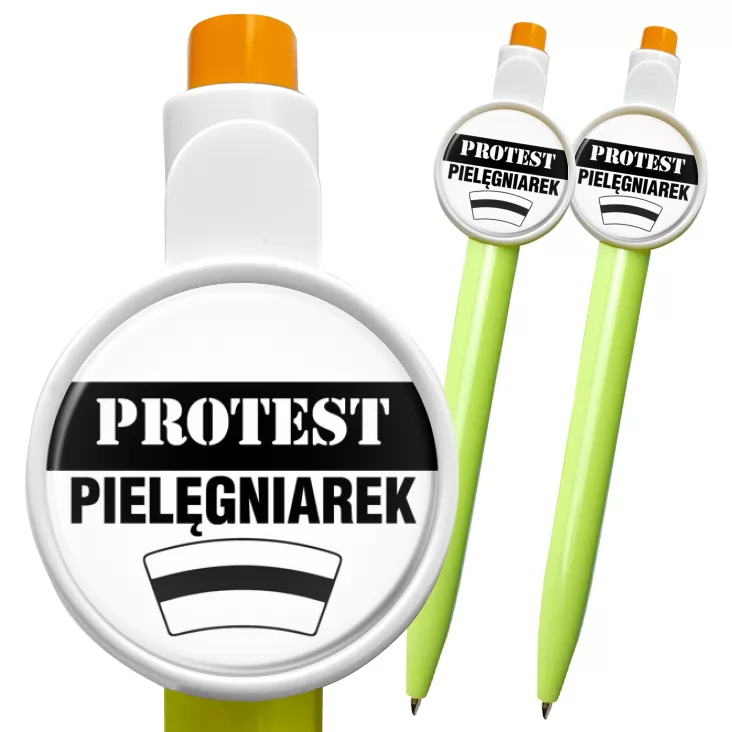 przypinka długopis Protest pielęgniarek