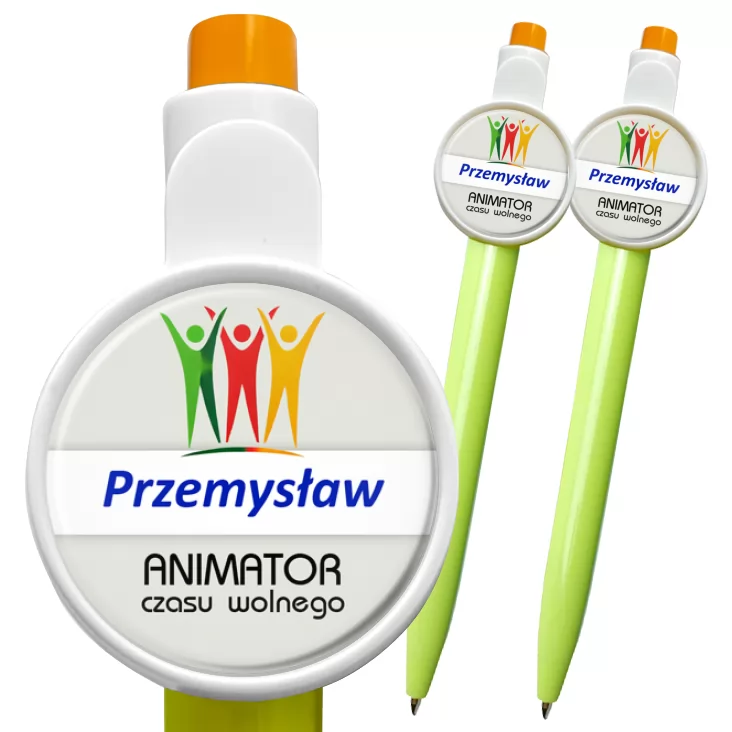 przypinka długopis Animator czasu wolnego