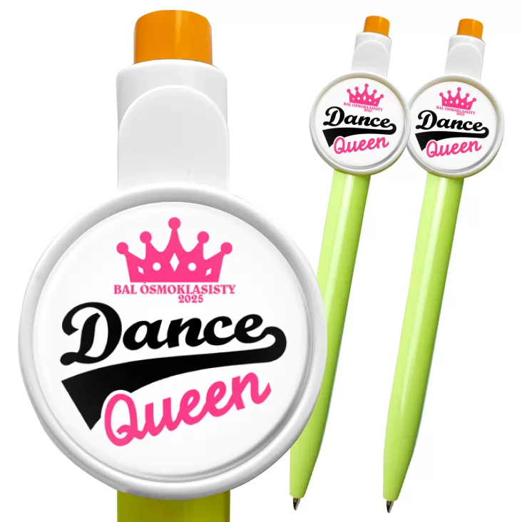 przypinka długopis Bal ósmoklasisty Dance Queen