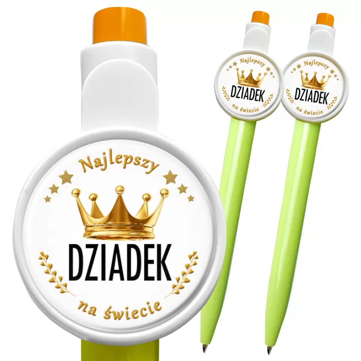przypinka długopis Dzień Dziadka - Król Dziadek