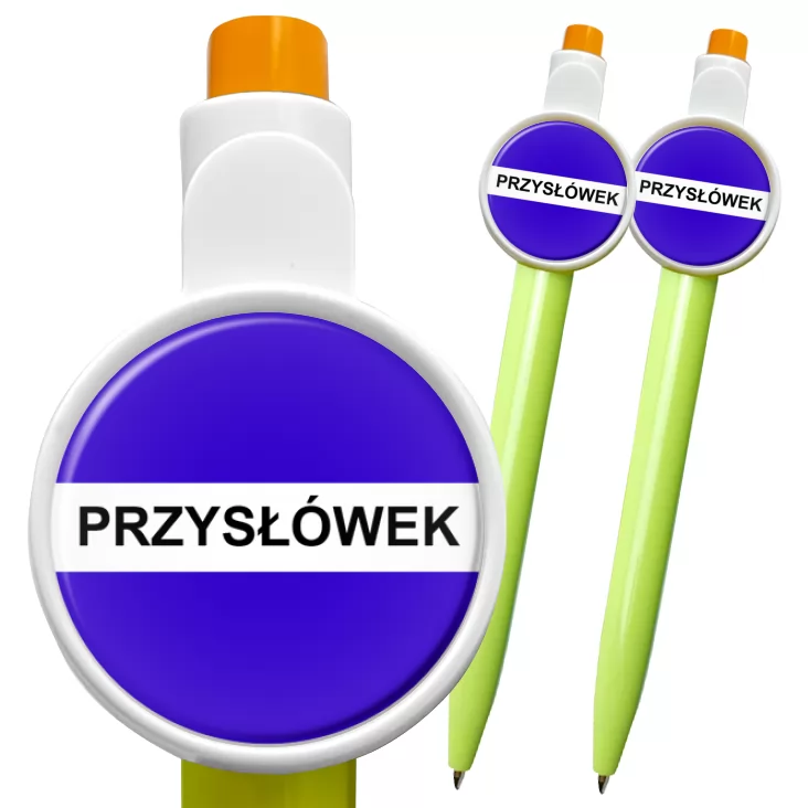 przypinka długopis Gramatyka przysłówek