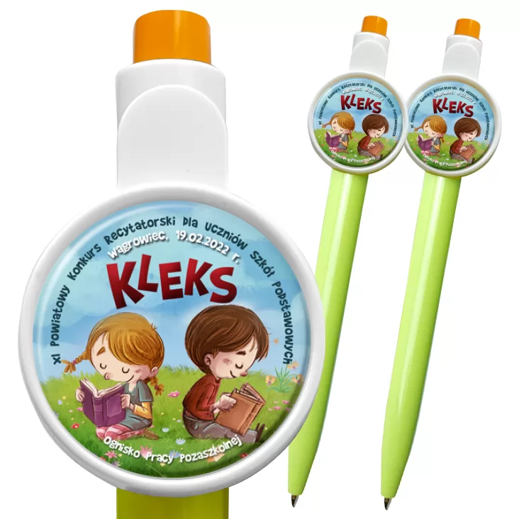 przypinka długopis Kleks 2022