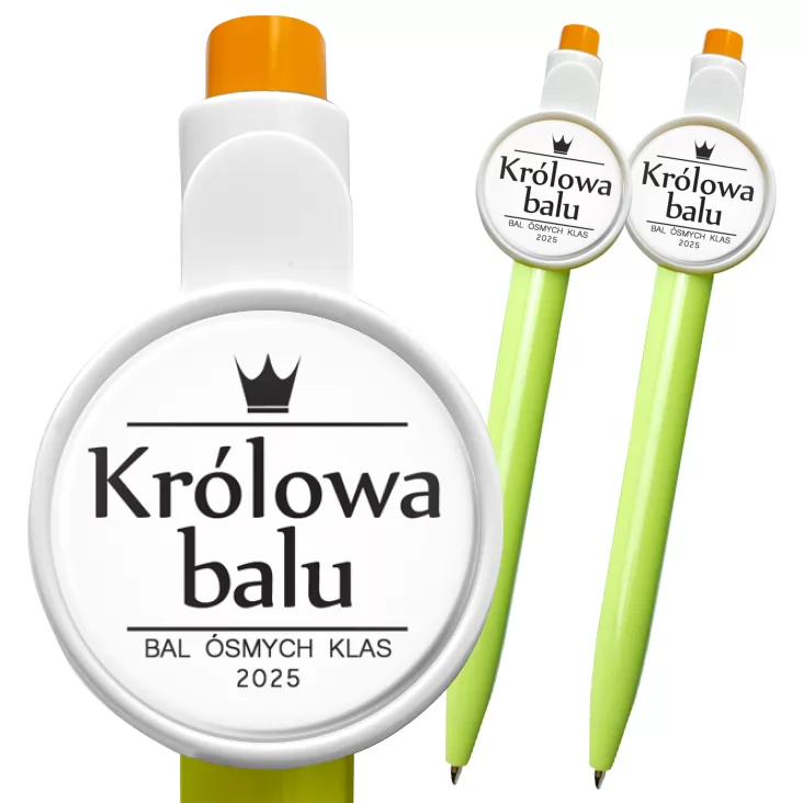 przypinka długopis Królowa Balu Ósmych Klas
