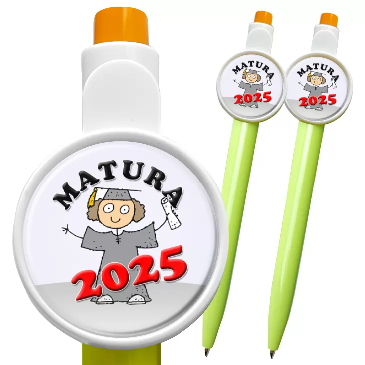 przypinka długopis Matura dziewczyna w todze