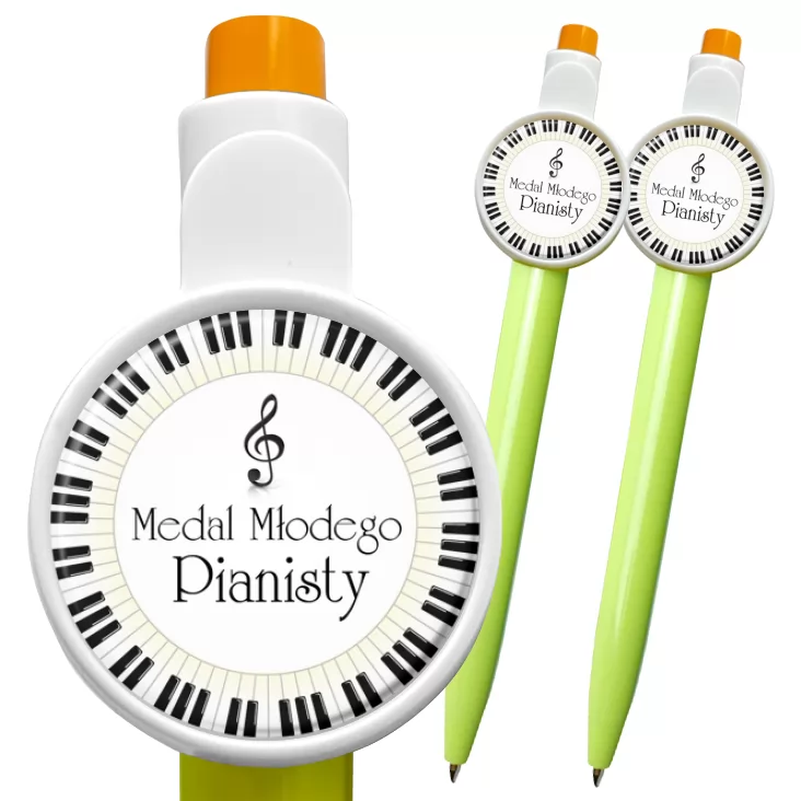 przypinka długopis Medal Młodego Pianisty