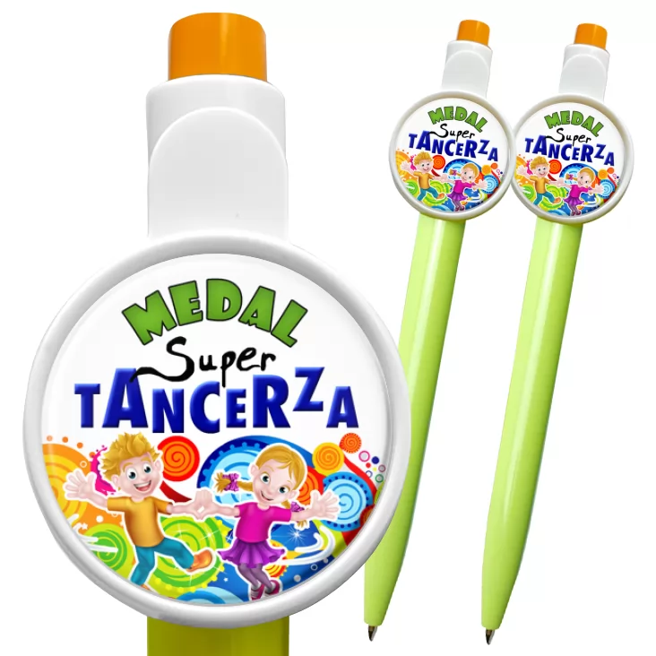przypinka długopis Medal Super Tancerza