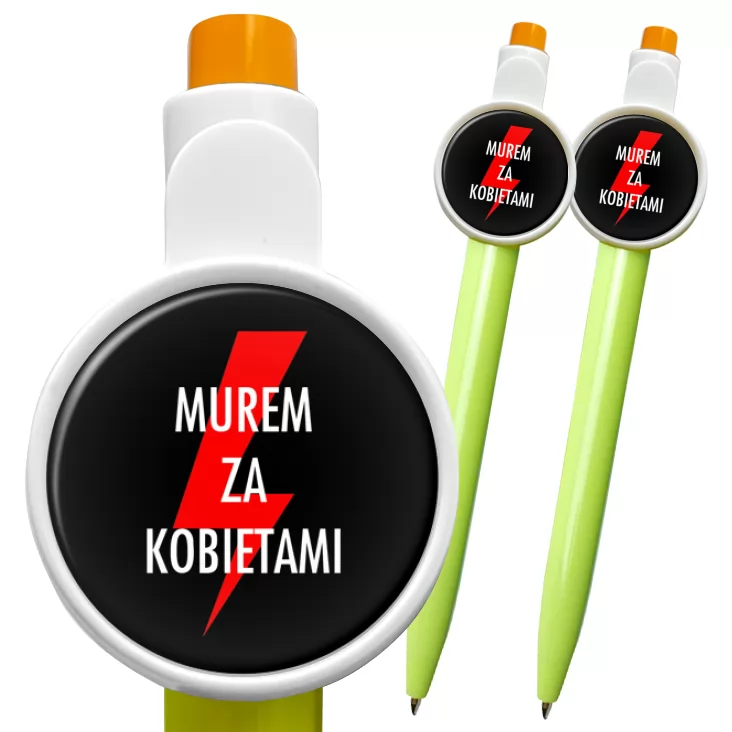 przypinka długopis Murem za kobietami
