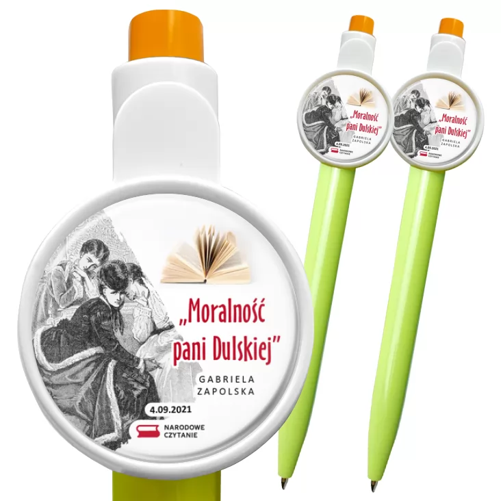 przypinka długopis Narodowe Czytanie