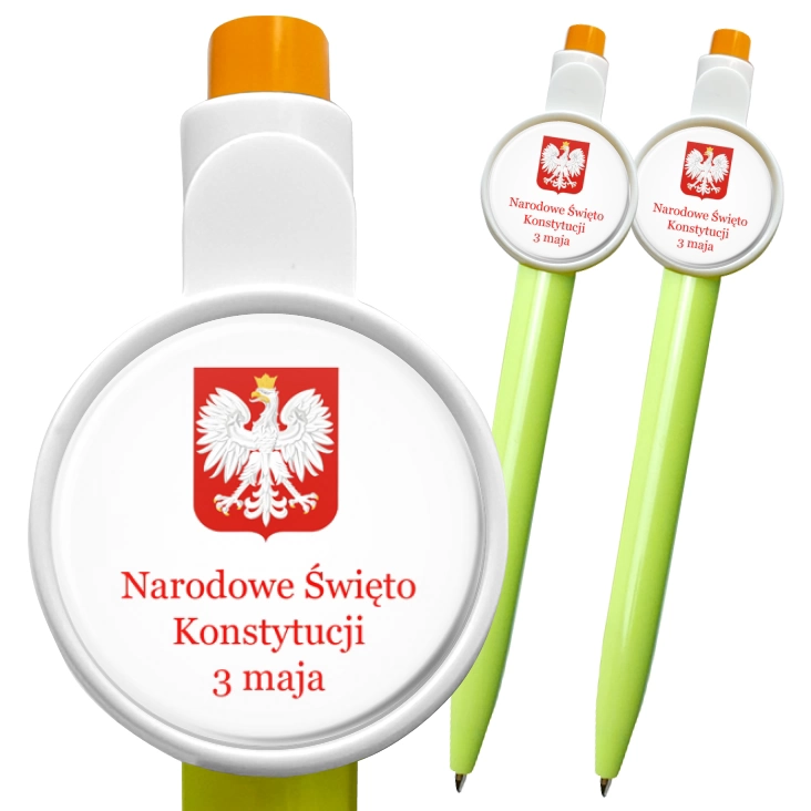 przypinka długopis 3 Maja Narodowe Święto Konstytucji z Godłem