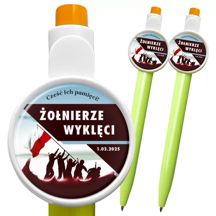 przypinka długopis Narodowe Święto Żołnierzy Wyklętych