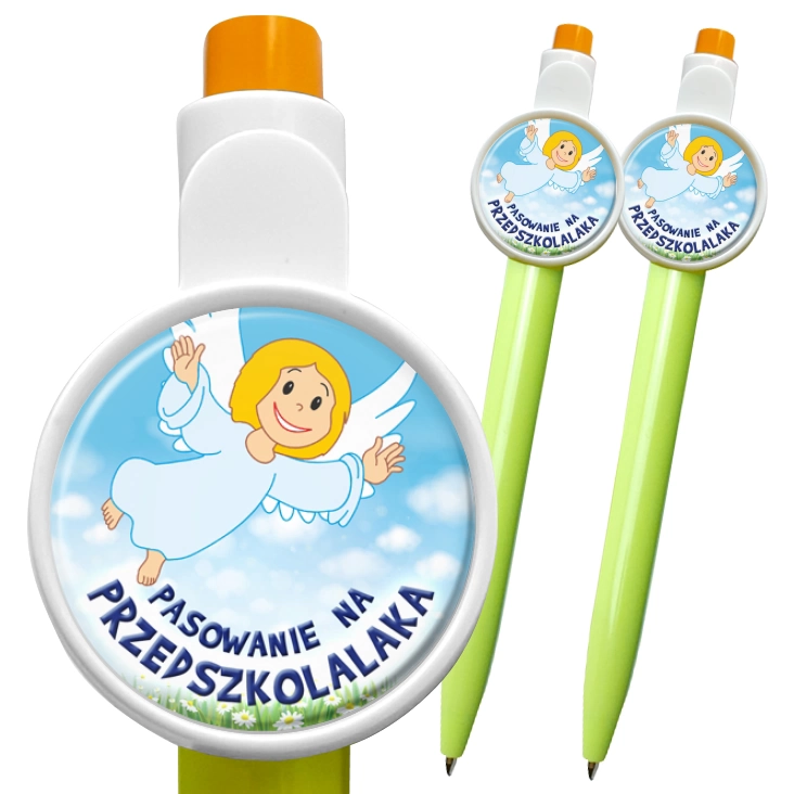 przypinka długopis Pasowanie na przedszkolaka grupa Aniołki
