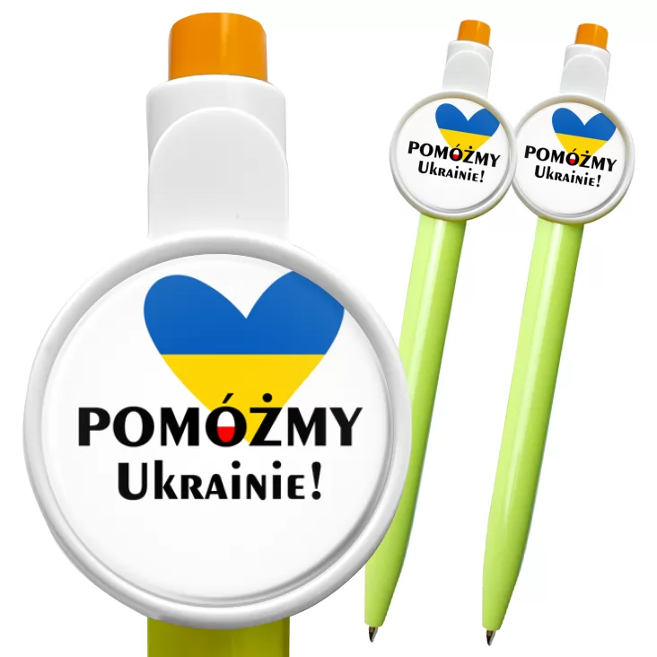 przypinka długopis Pomoc dla Ukrainy