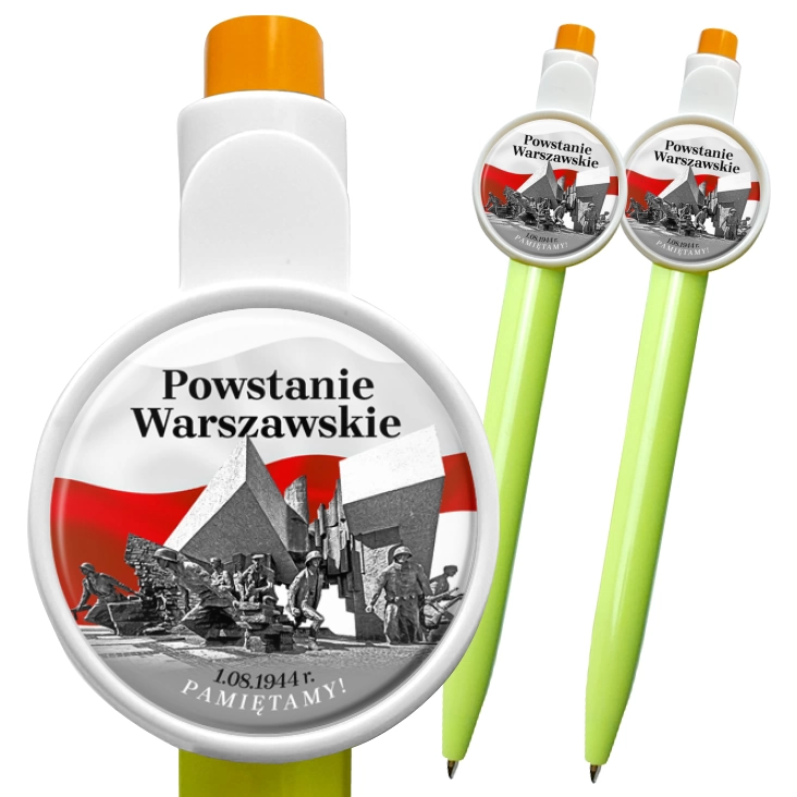 przypinka długopis Powstanie Warszawskie Pomnik