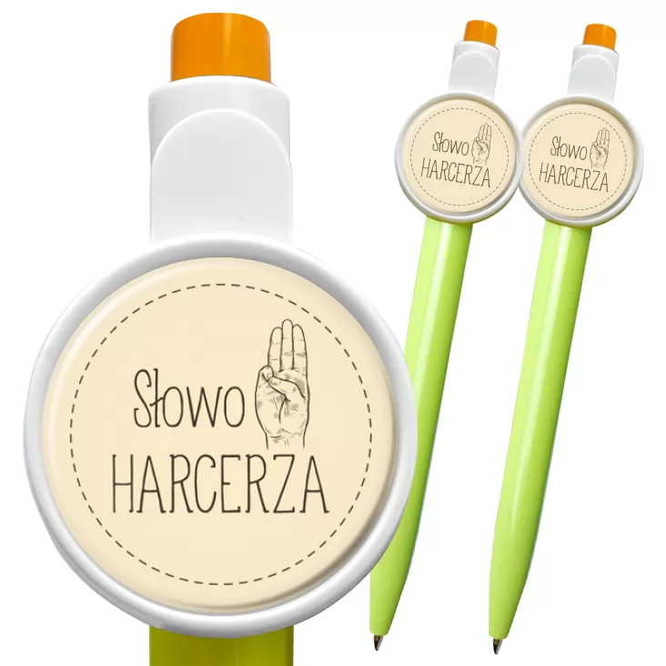 przypinka długopis Słowo harcerza