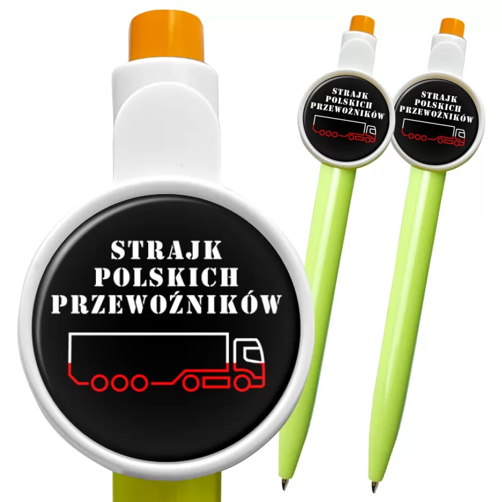przypinka długopis Strajk Polskich Przewoźników