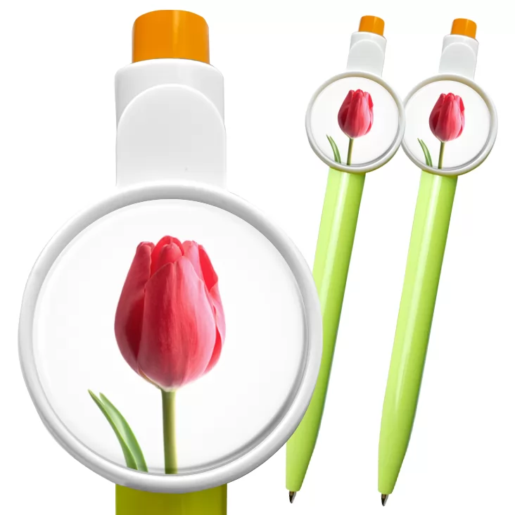 przypinka długopis Tulipan