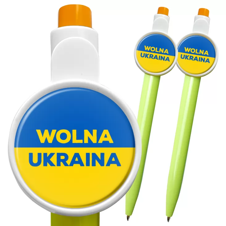 przypinka długopis Wolna Ukraina