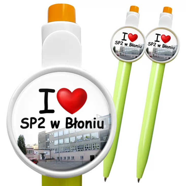 przypinka długopis I love SP2 w Błoniu