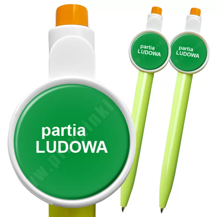 przypinka długopis Partia ludowa
