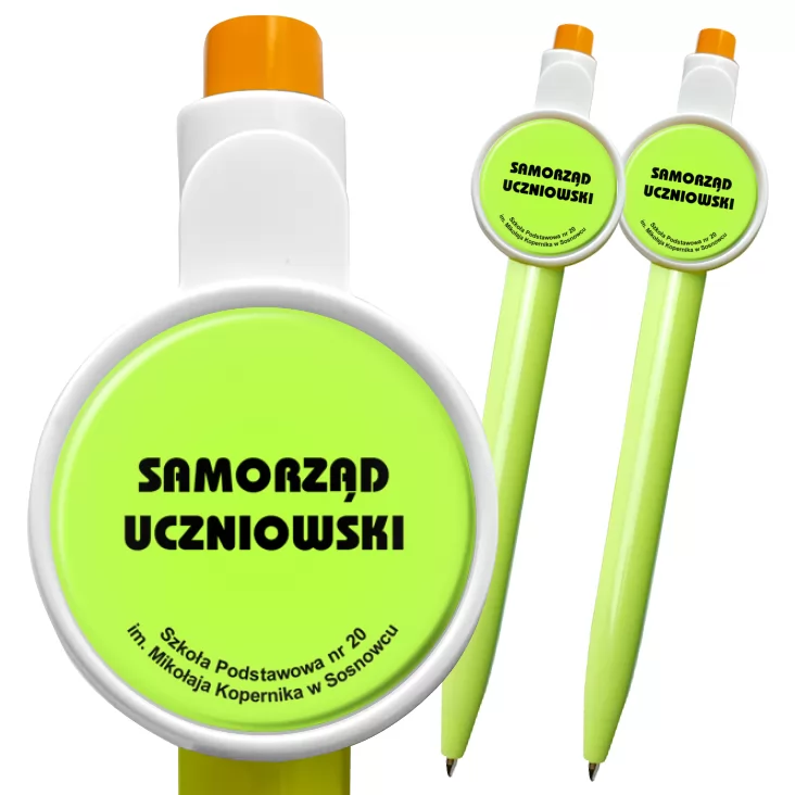 przypinka długopis Samorząd uczniowski SP 20 w Sosnowcu