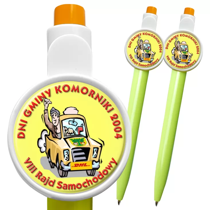 przypinka długopis VIII Rajd Samochodowy