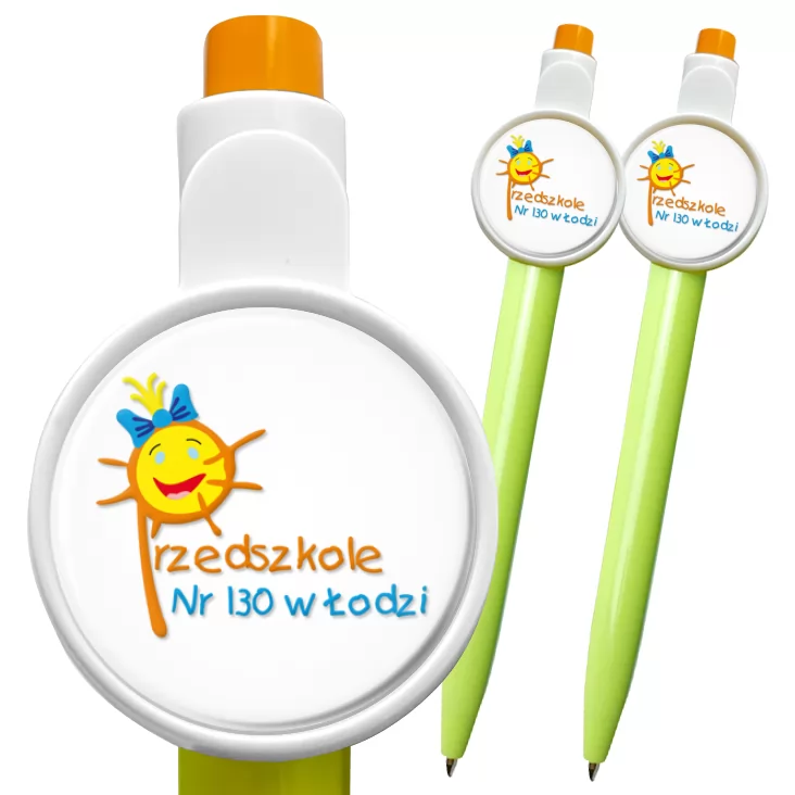 przypinka długopis Przedszkole nr 130 w Łodzi