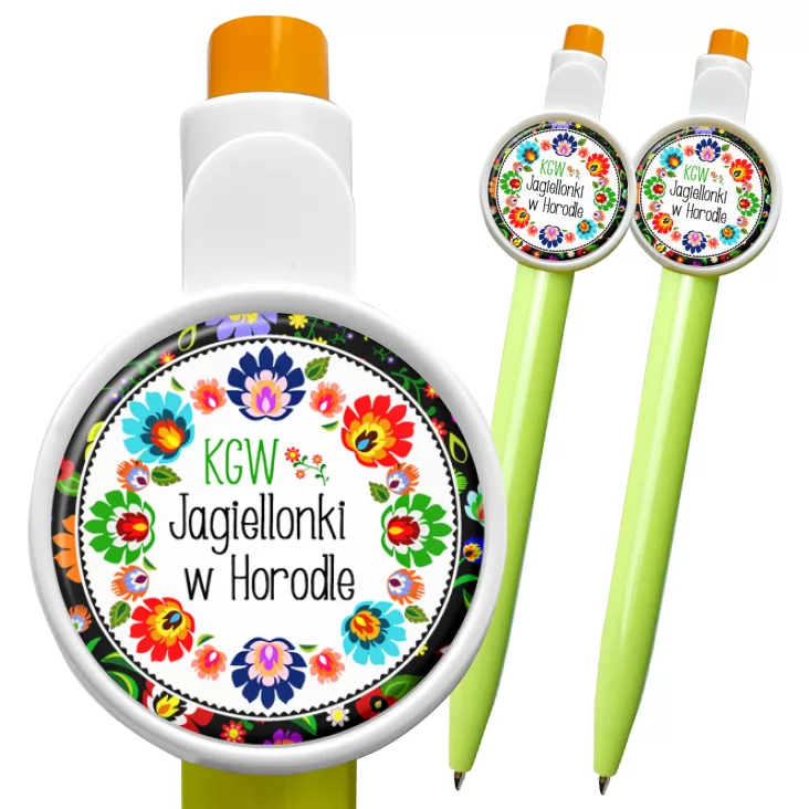 przypinka długopis KGW Jagiellonki w Horodle
