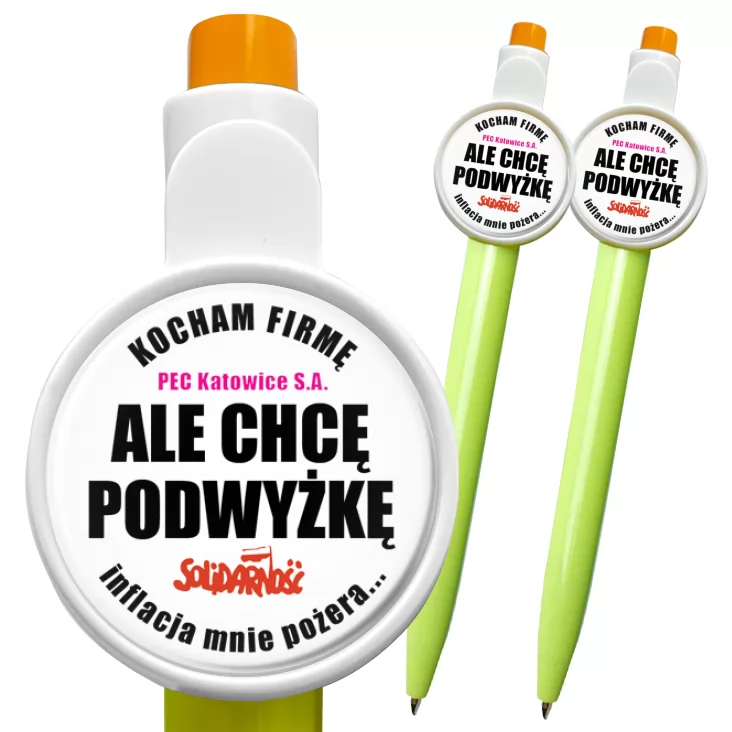 przypinka długopis PEC Katowice S.A.
