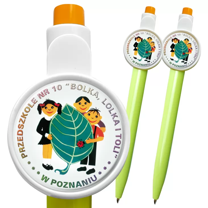 przypinka długopis Przedszkole nr 10