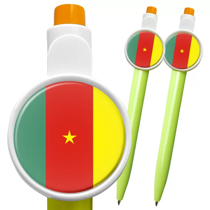przypinka długopis Flaga Kamerun