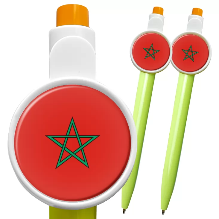 przypinka długopis morocco