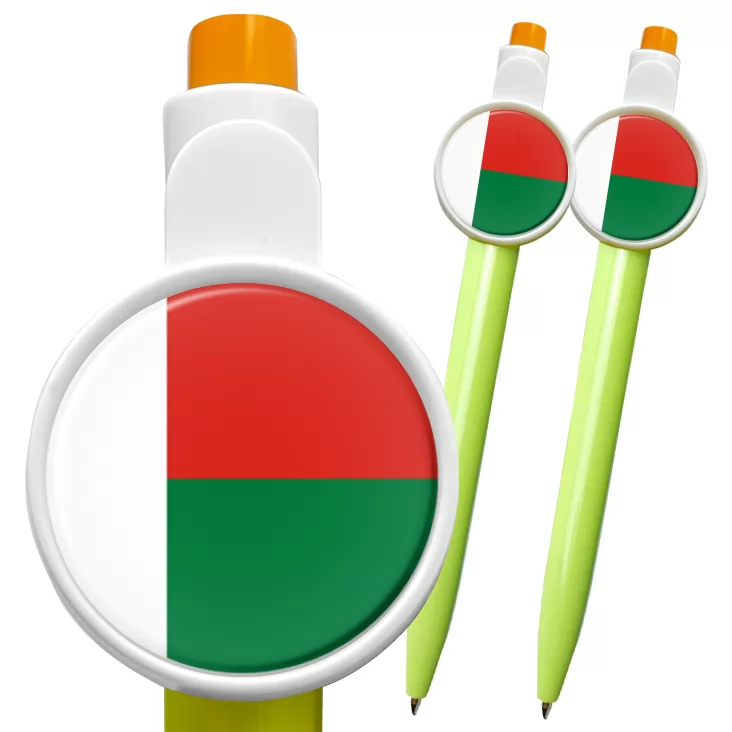 przypinka długopis malagasy