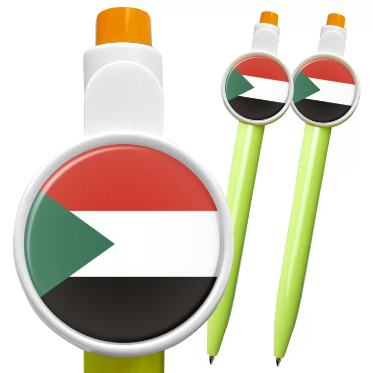 przypinka długopis sudan