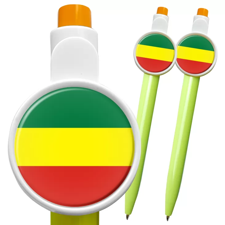 przypinka długopis ethiopia
