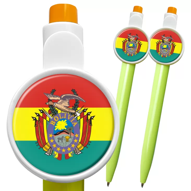 przypinka długopis bolivia
