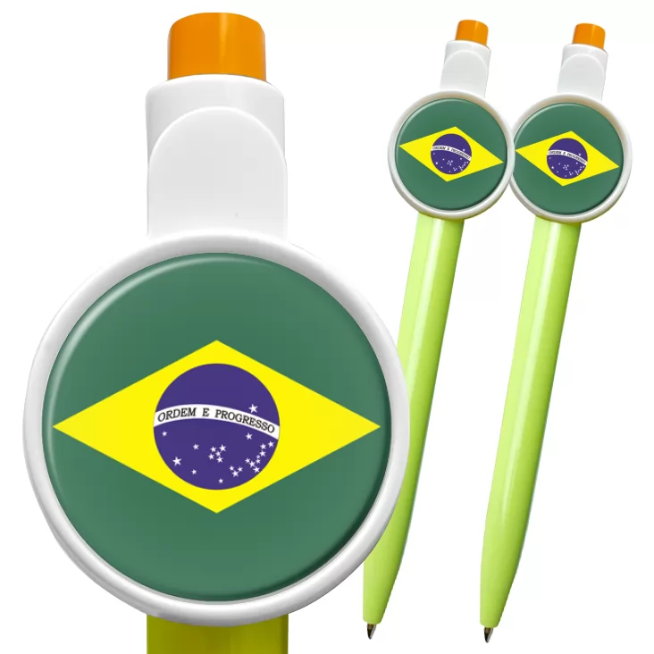 przypinka długopis brazilc